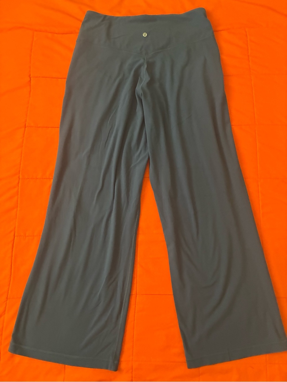 Lululemon Align Low-Rise Flared Pant Nulu Starch Blue Yoga Size 14 - Picture 3 of 7